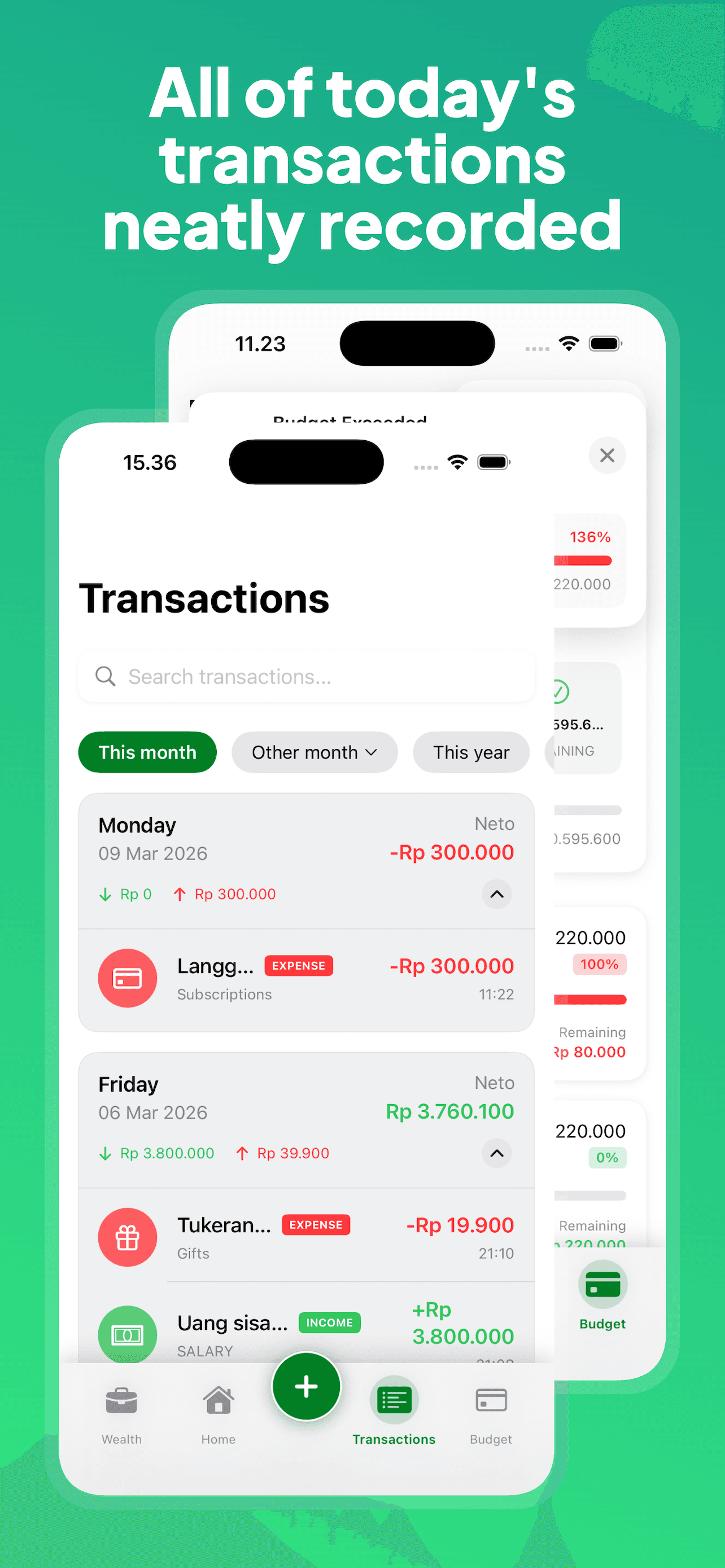 List Transaction