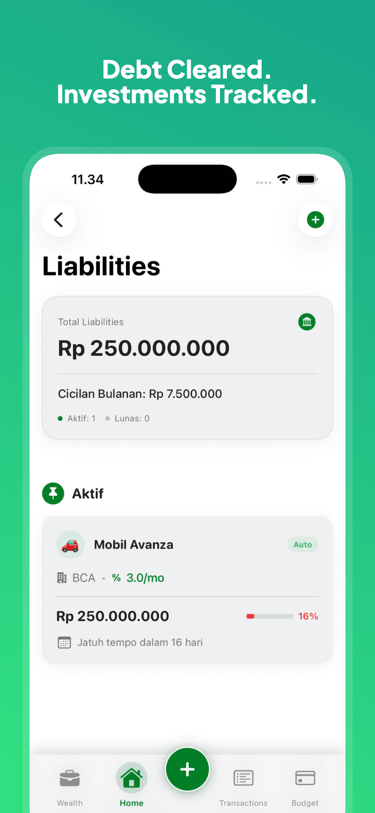Liabilities List
